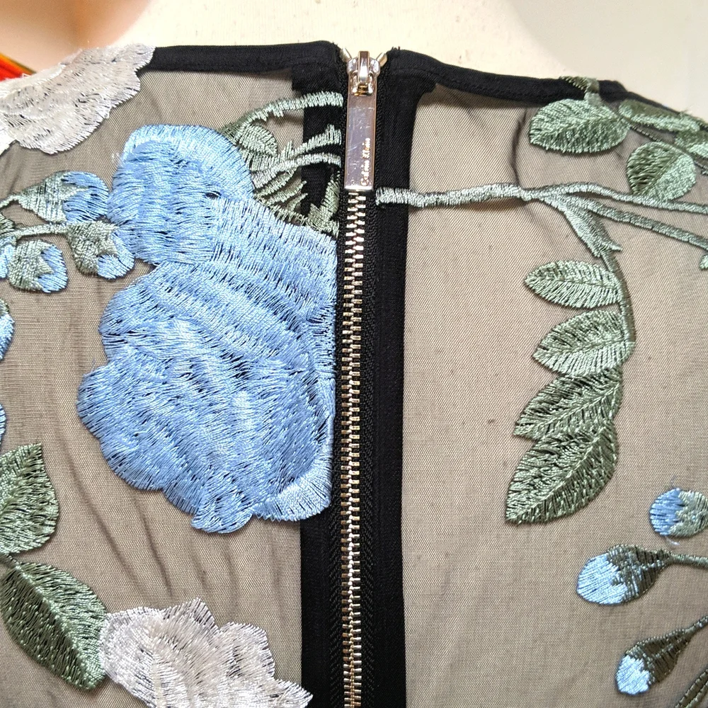 Calvin Klein Embroidered Dress - Picture 8 of 11